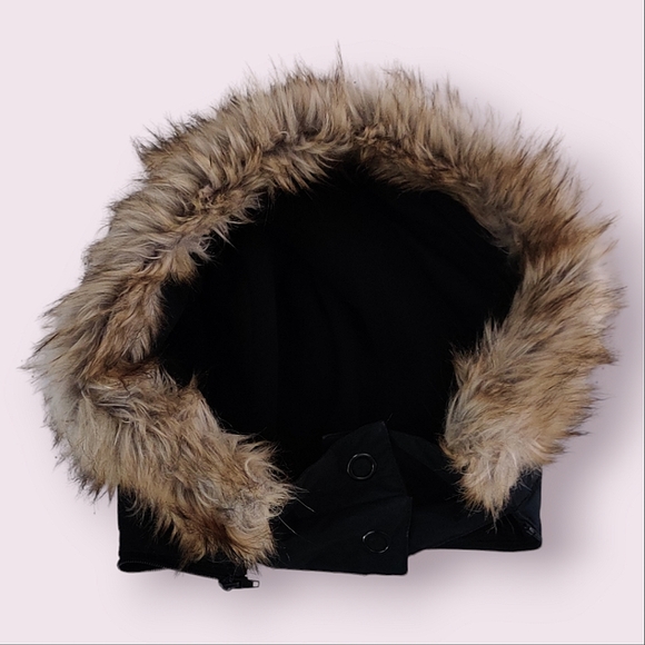 Noize Vegan Black Coat w/Detachable Hood - Picture 5 of 16